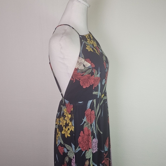 Lulus Exclusive Dress 6 A Dream Realized Blue Floral Print Maxi Wedding Party - Picture 5 of 16